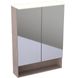 Зеркальный шкафчик с подсветкой 60 см, Geberit Acanto с двумя дверцами: дуб Mystic 500.644.00.2 - 1