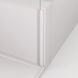 боковая стенка, 900 мм, стекло прозрачное, профиль белый матовый Sanswiss CAST0900907 WhiteLine CADURA - 3