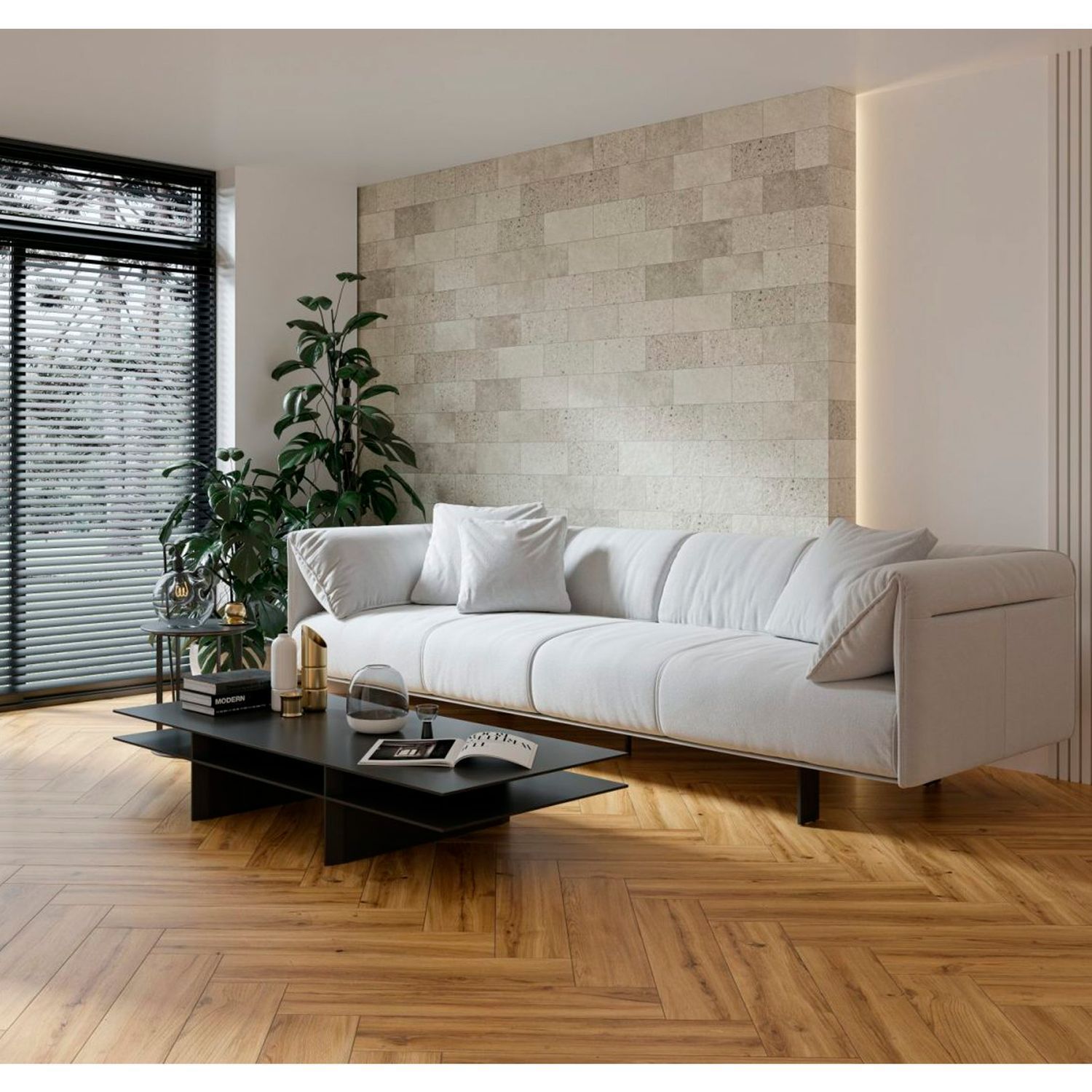 Плитка KAMIEN SALTSTONE BIANCO