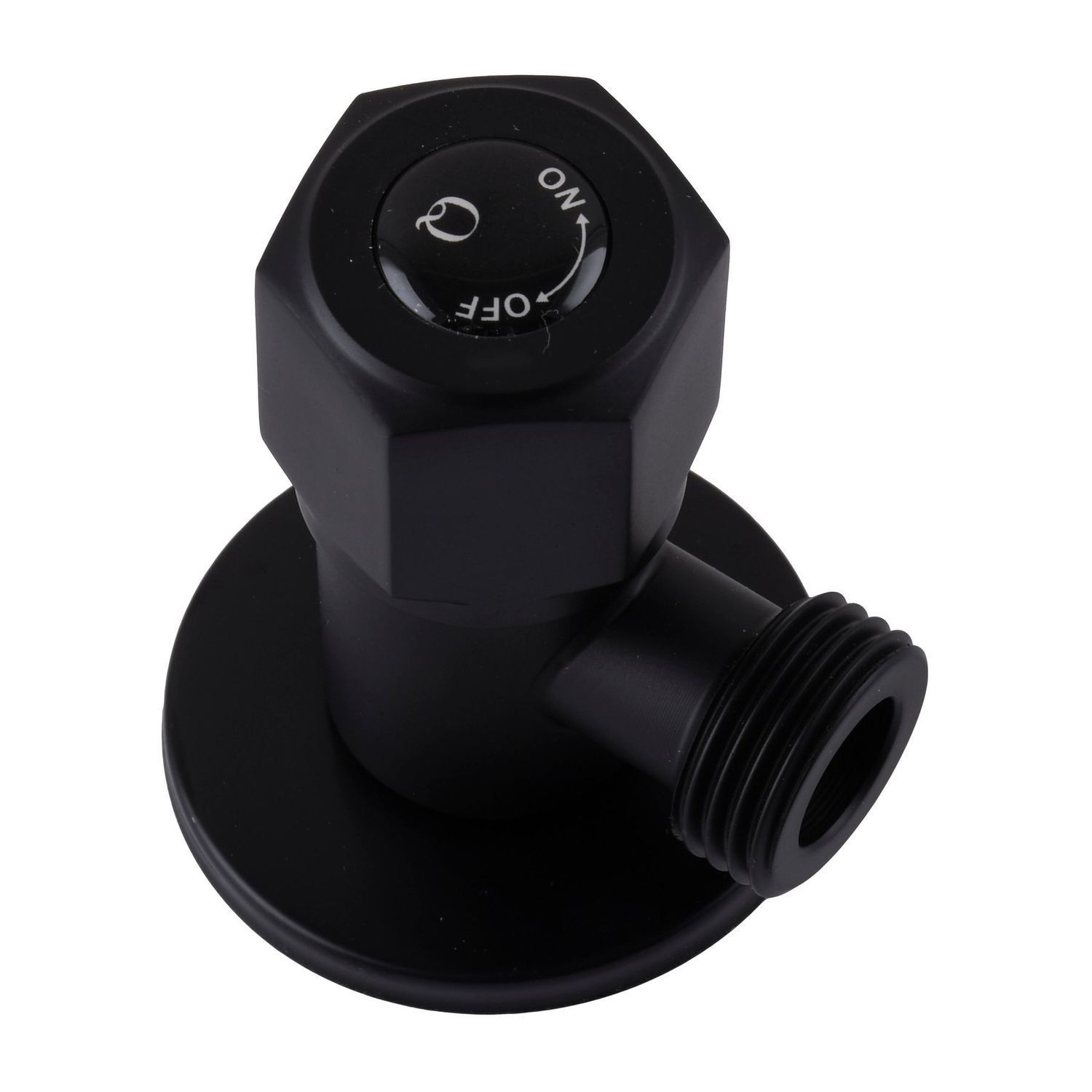 Кран угловой Professional 1/2&Prime;X1/2&Prime; NV-QP888 BLACK