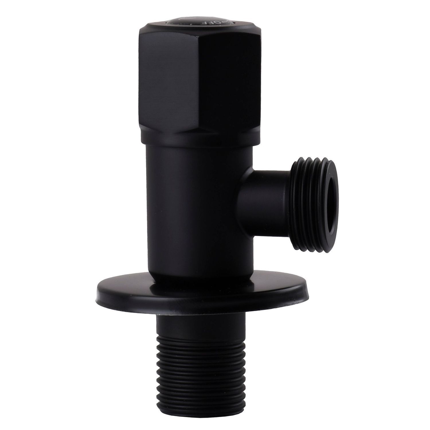 Кран угловой Professional 1/2&Prime;X1/2&Prime; NV-QP888 BLACK