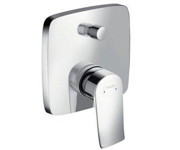 Змішувач для ванни, Hansgrohe Metris одноручний, вбудований