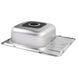 Кухонна мийка Lidz 6350 Satin 0,8 мм (LIDZ6350SAT8) - 4