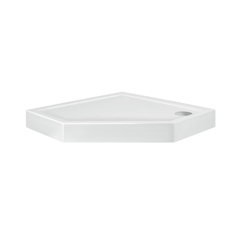 Набор Qtap душевая кабина Scorpio CRM10995-AC6 Clear 2120x900x900 мм + поддон Diamond 309912 90x90x12 см с сифоном