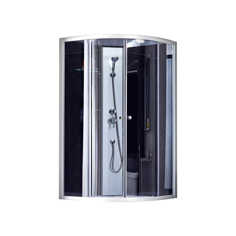 Стеклянная дверь тонированная Lidz 4мм TANI SB90x90.SAT.HIGH.GR