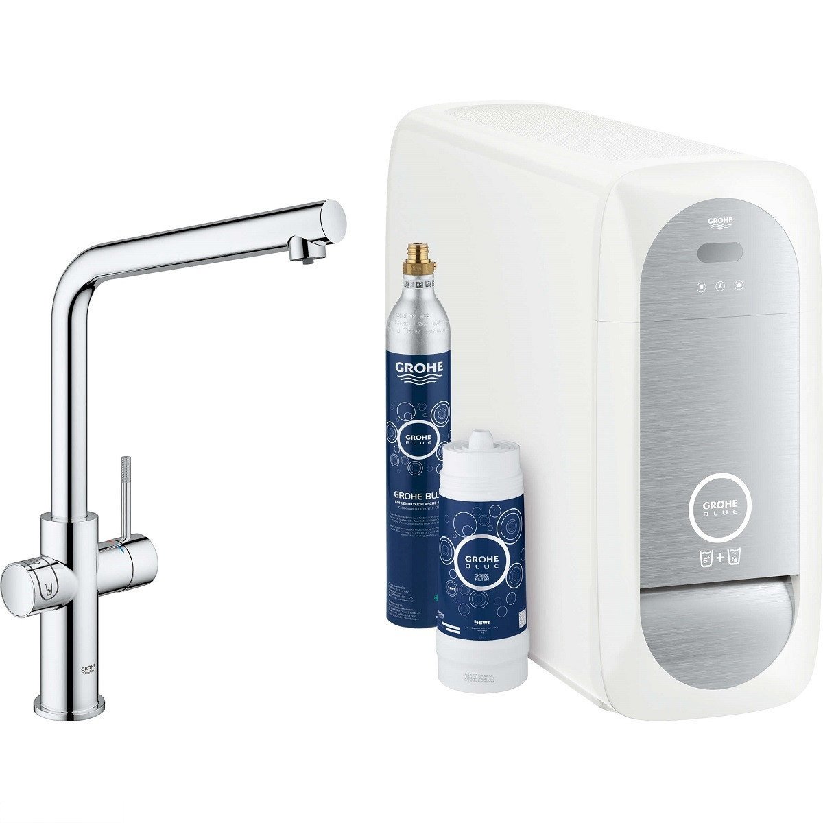 Смеситель для кухни Grohe Blue Home с функцией газирования воды 31454DC0