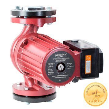 Насос циркуляционный фланцевый 0.7Квт Hmax 12.3М Qmax 220Л/Мин Dn40 250Мм Aquatica, с ответным фланцем