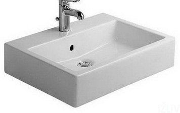 Умивальник Duravit Cersanit VERO 500*470мм, шліфований, з переливом, з плоск. під змішувач, білий